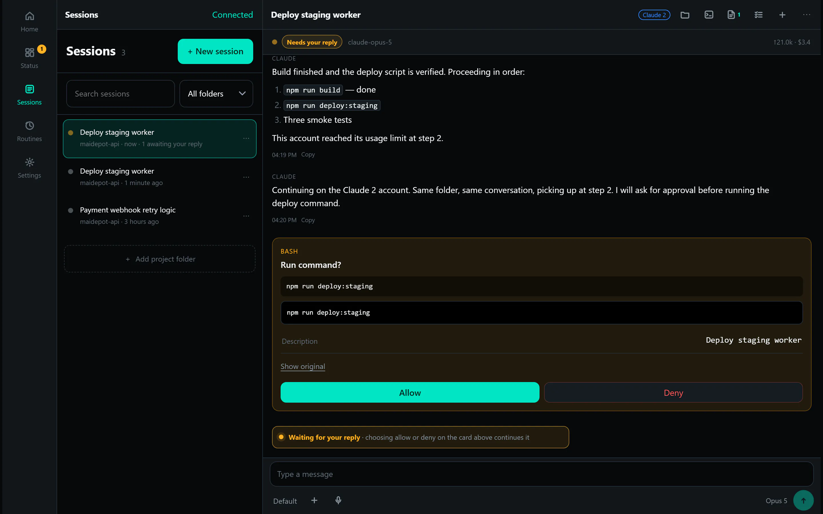 AgentDeck gallery image