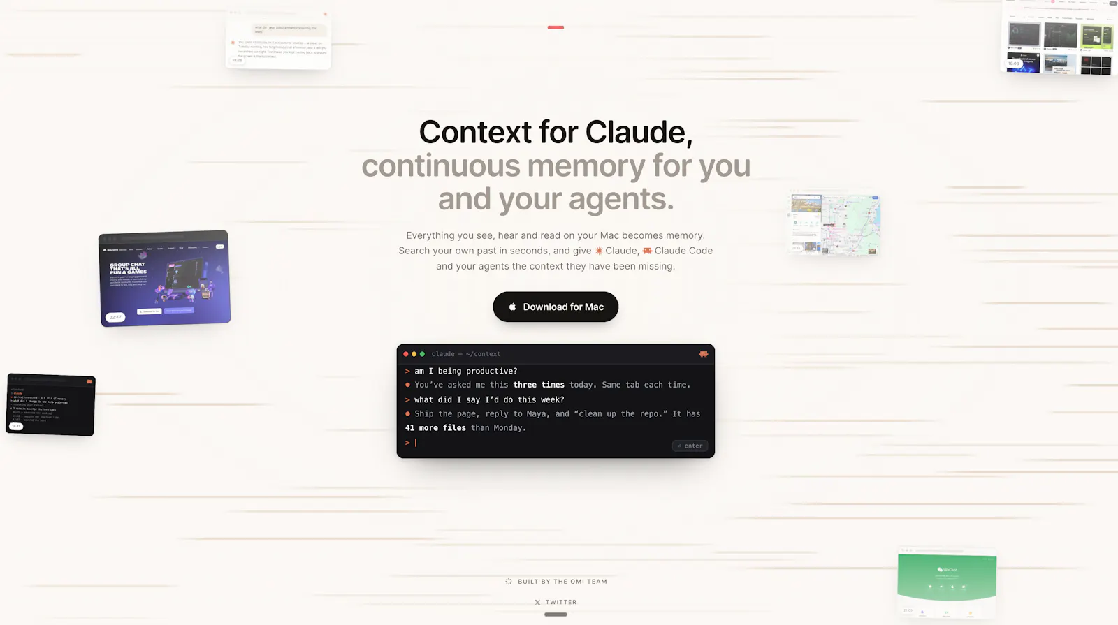 Context for Claude screenshot 2