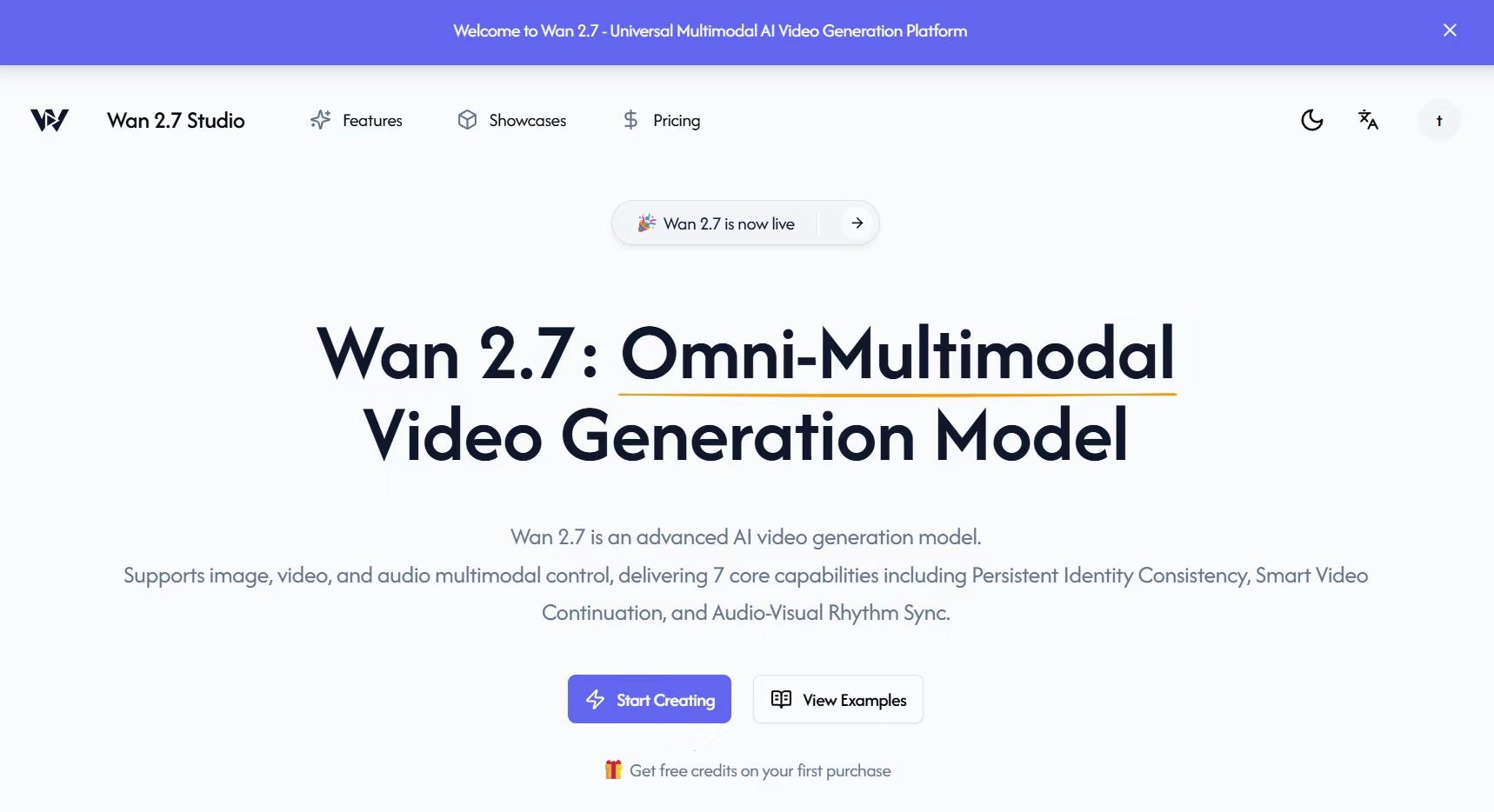 Wan 2.7 Studio gallery image