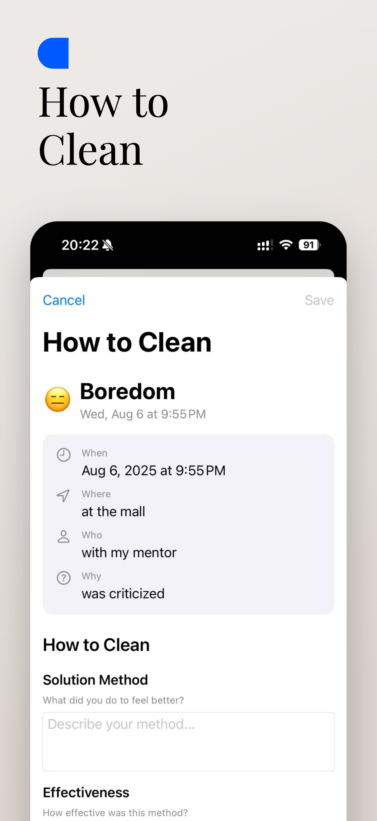 CleanMyMood screenshot 3