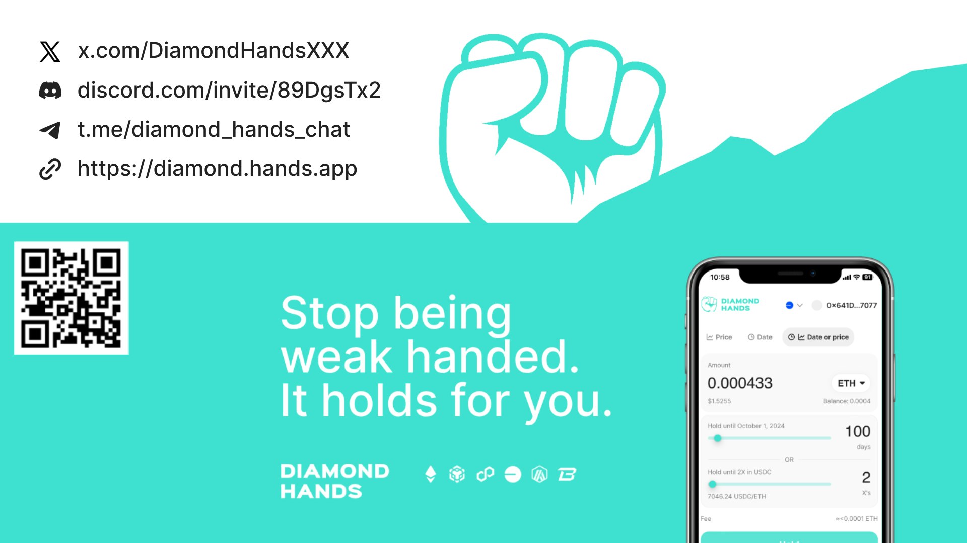App per mani di diamanti media 7