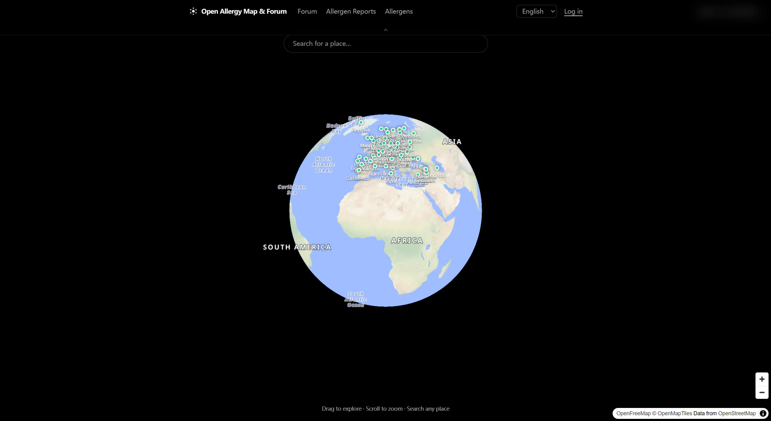 Open Allergy Map & Forum gallery image
