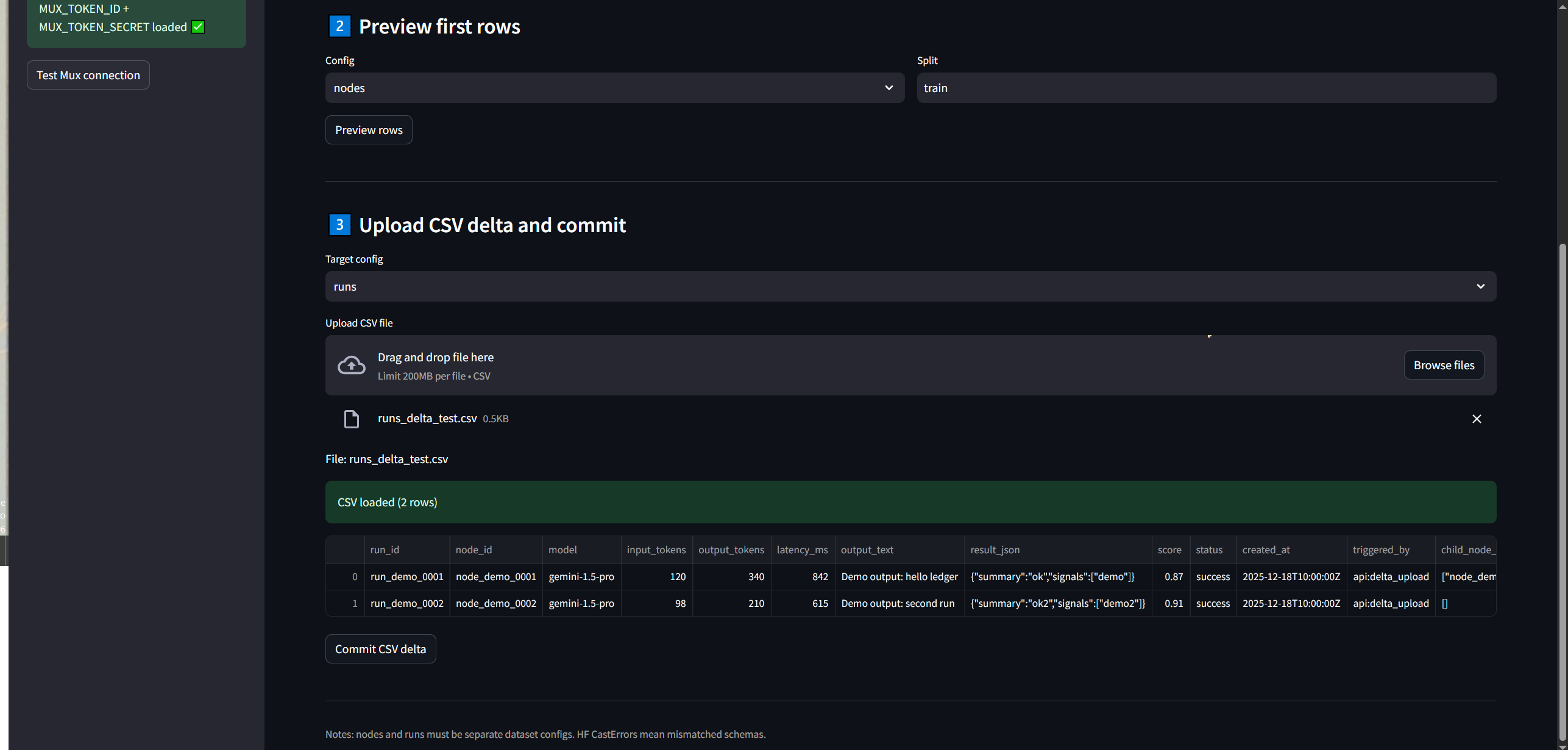 MindsEye Dataset Admin Console gallery image