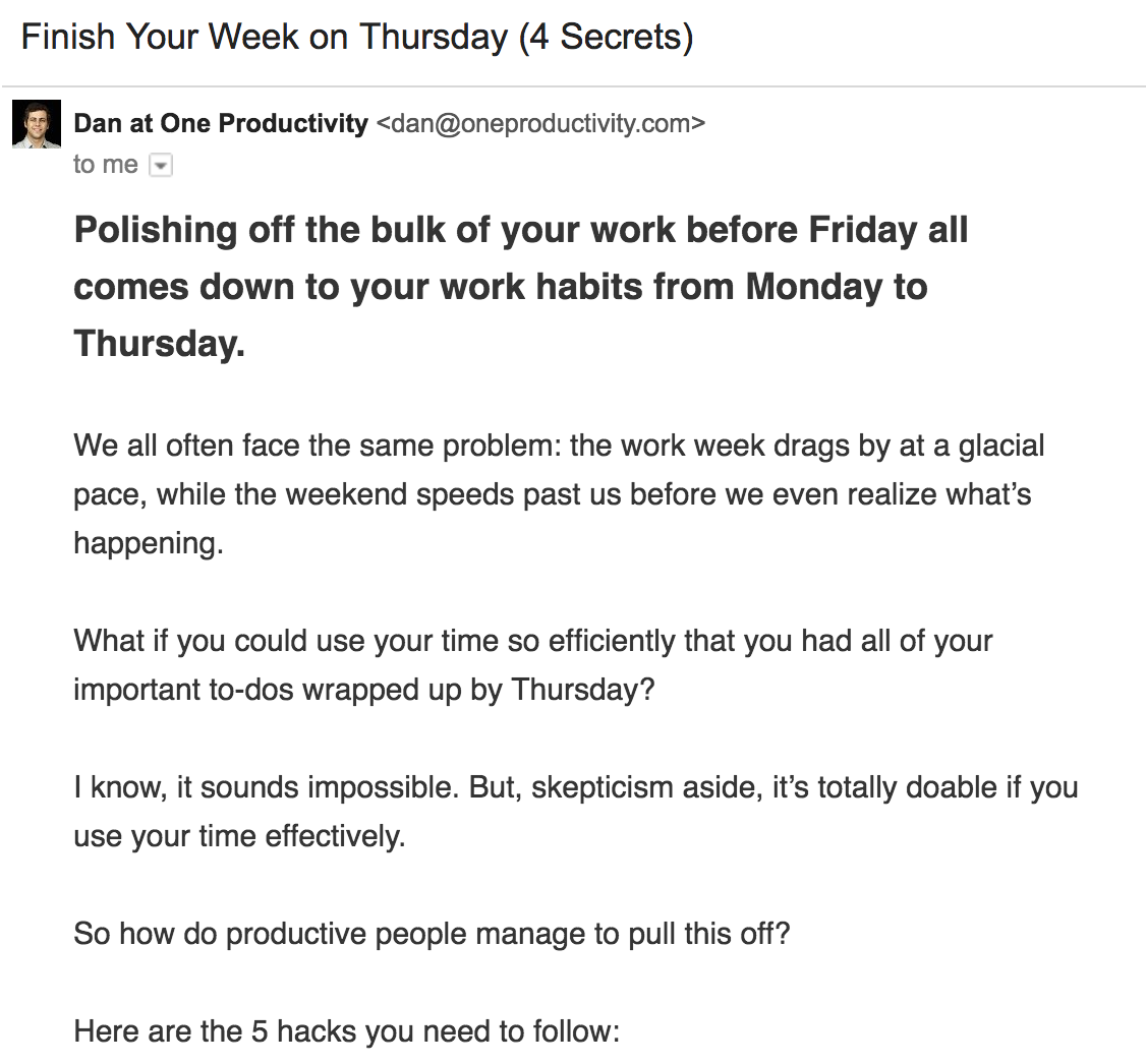 One Productivity Hack gallery image