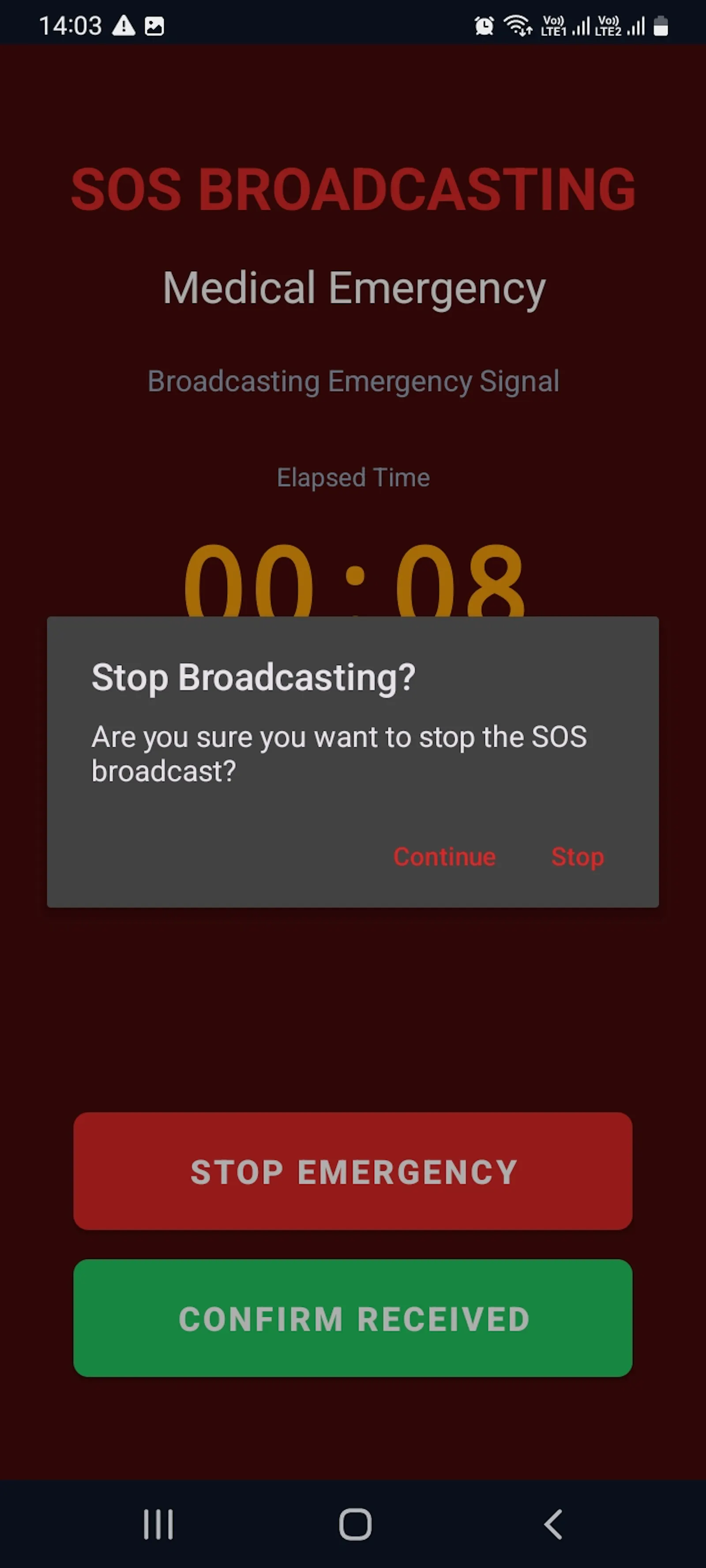 LYF SOS — Offline Emergency Safety App screenshot 5