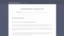 ConversionChecklist.org