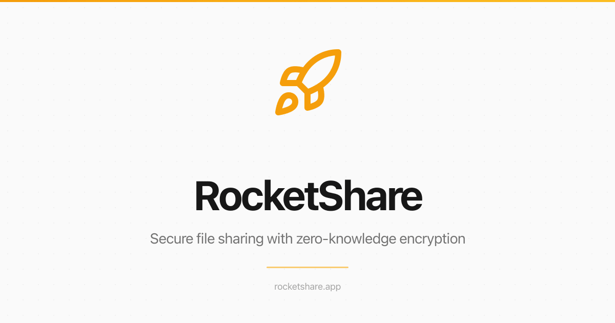 RocketShare - Main product screenshot demonstrating key features and user interface