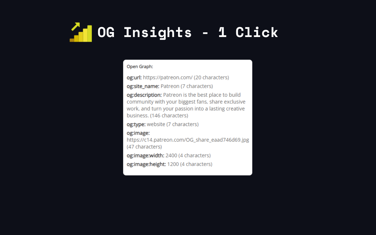 Chrome Ext: Seo & Open Graph Meta Reader media 2