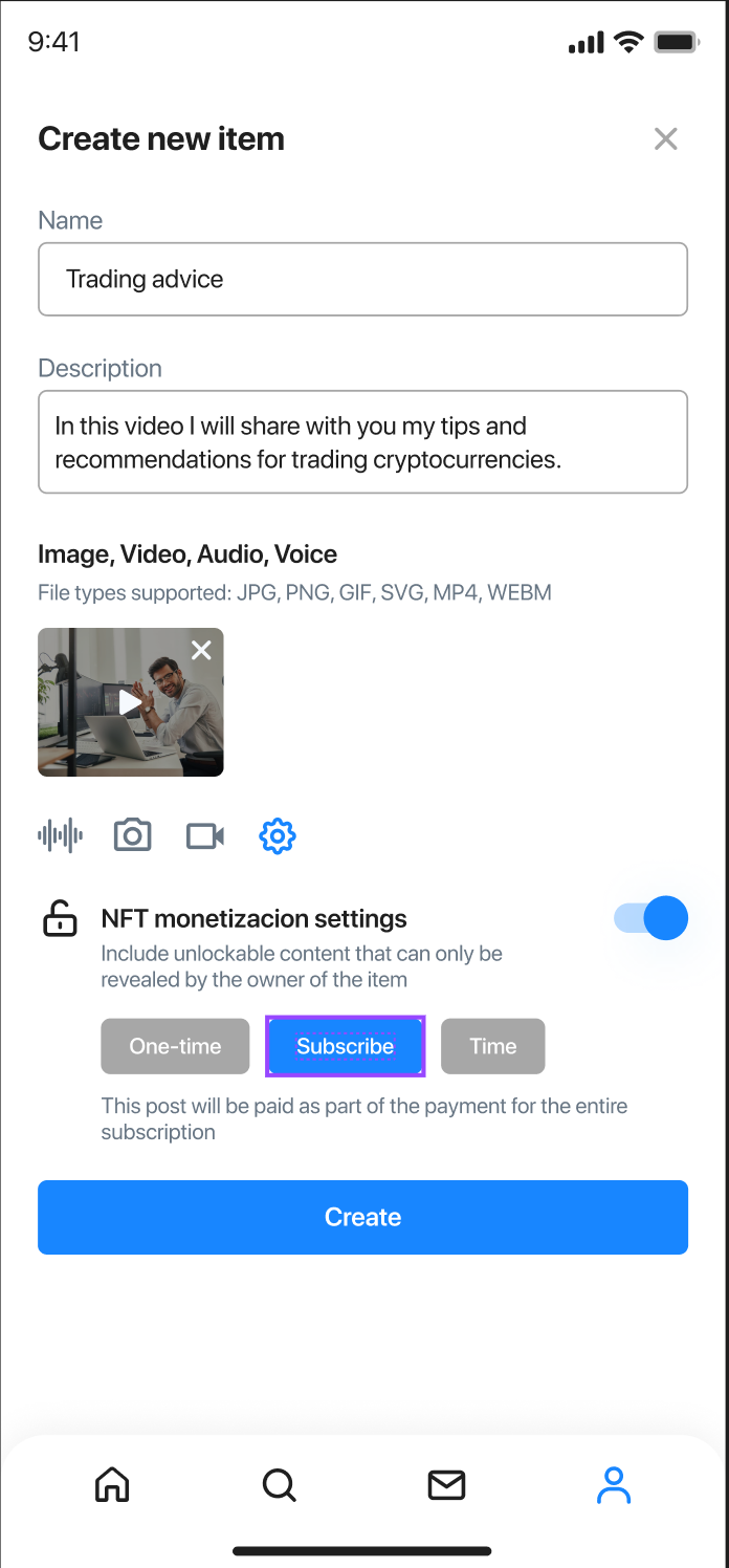 Crypto.Page decentralized social network media 2