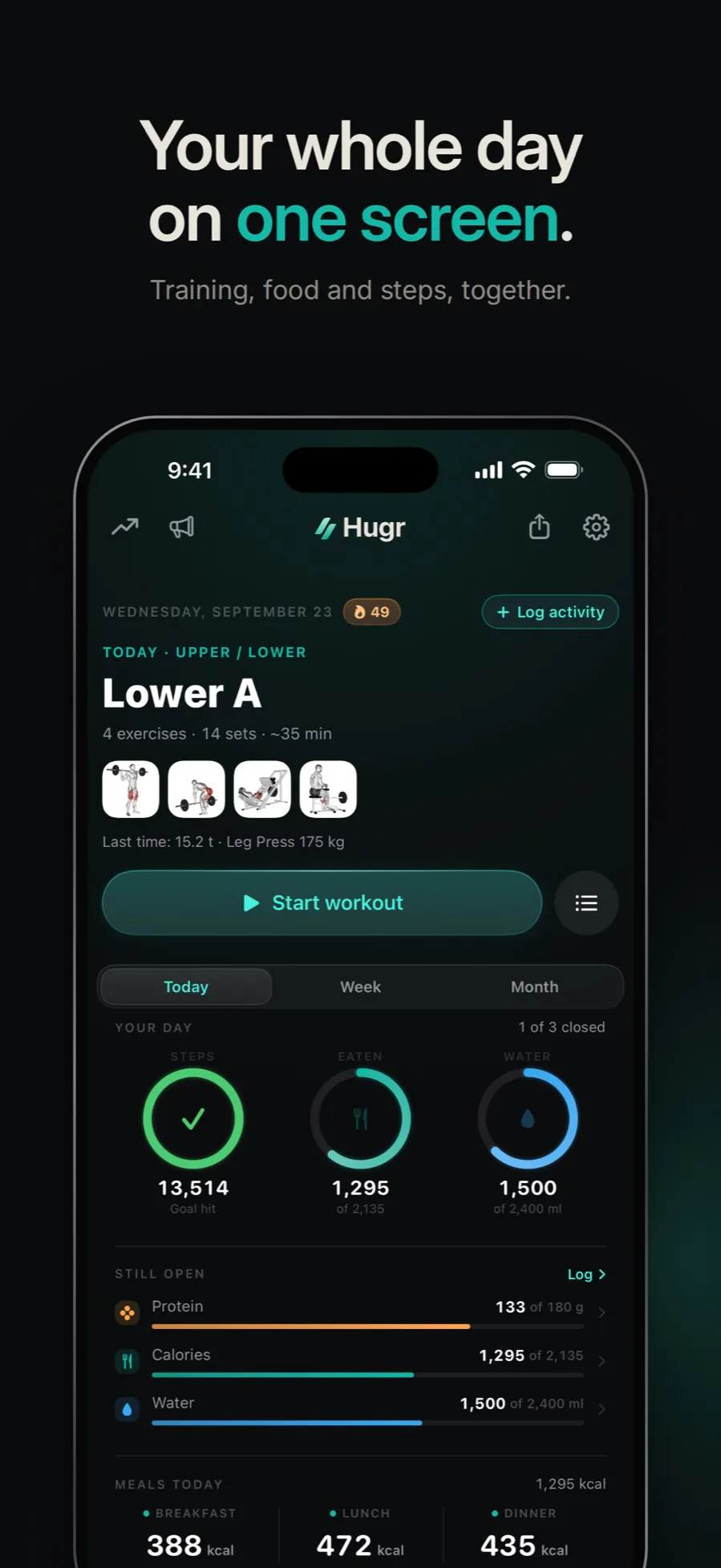 Hugr: Workout & Nutrition gallery image
