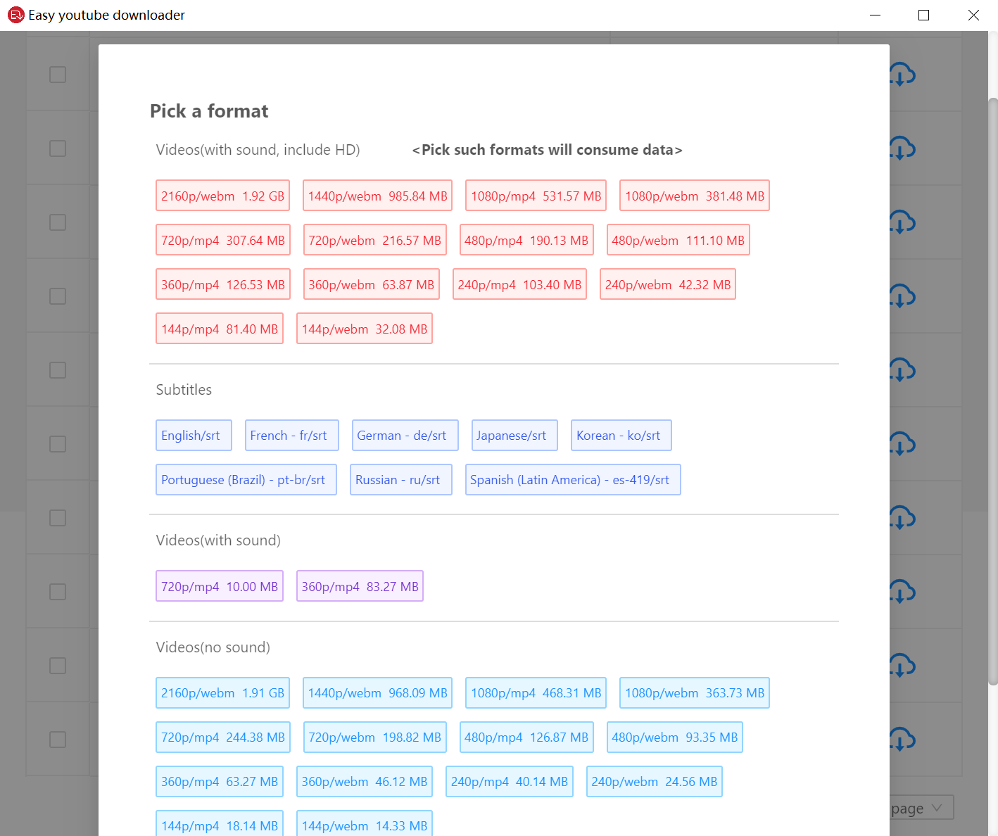 Easy youtube downloader gallery image