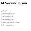 AI Second Brain Notion Template