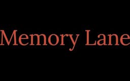Memory Lane media 1