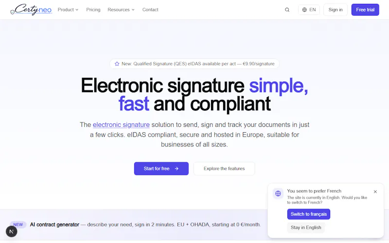 Certyneo screenshot 1