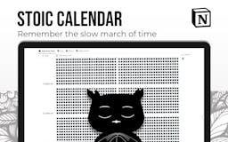 Notion Stoic Calendar media 1