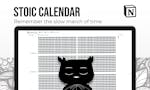 Notion Stoic Calendar image