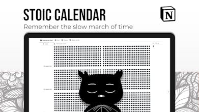 Notion Stoic Calendar gallery image