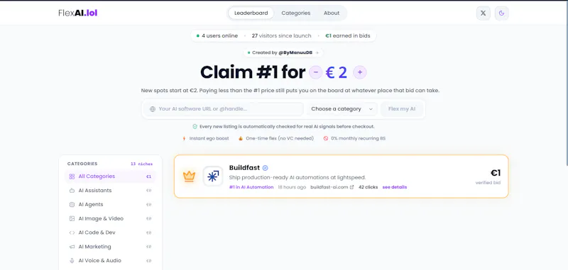 flexai.lol screenshot 1