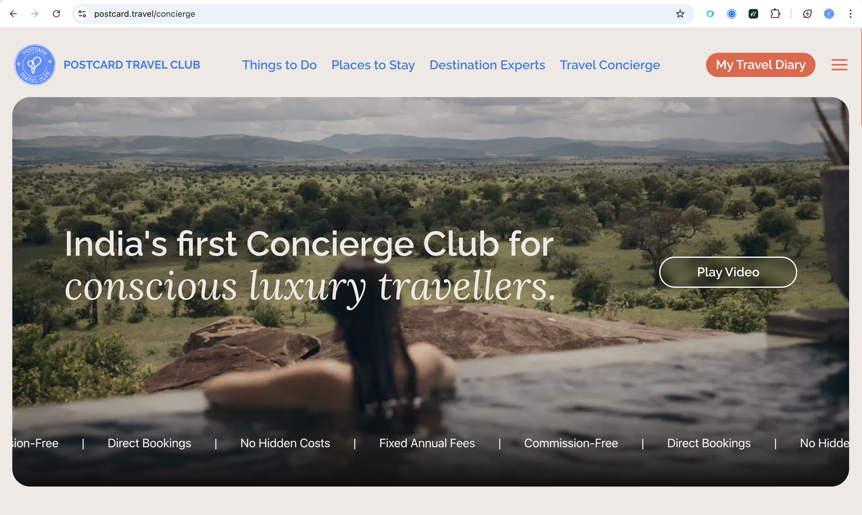 Postcard Travel Club - Screenshot 4 showing product features and functionality