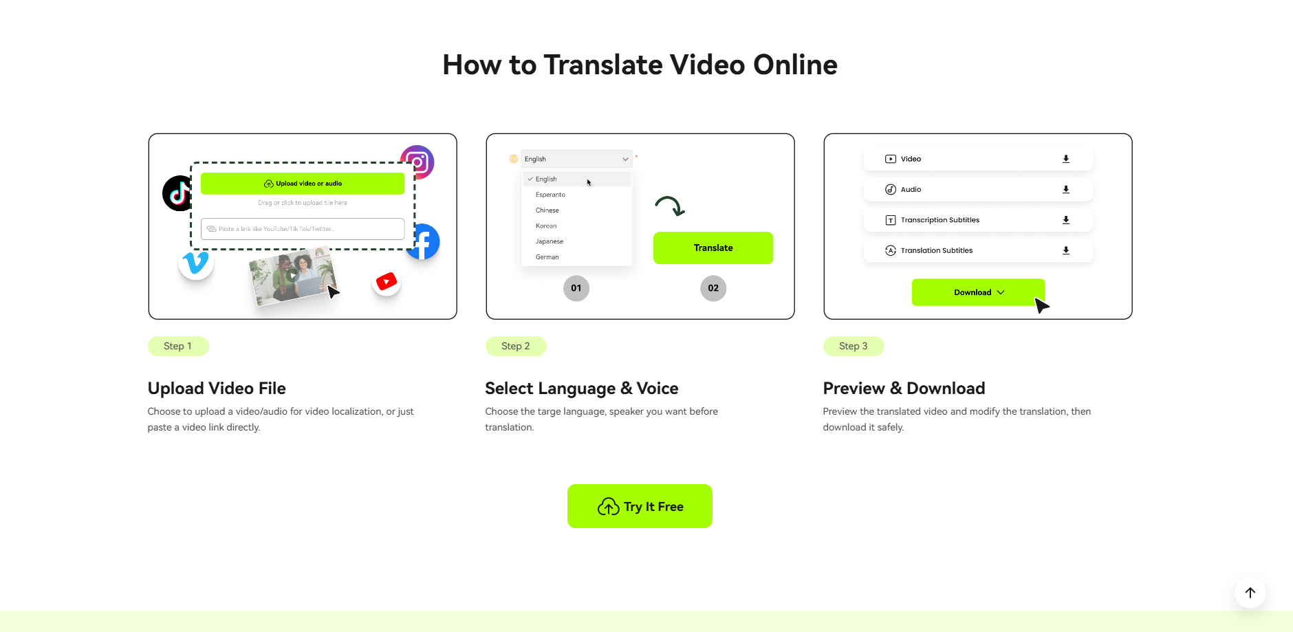 BlipCut AI Video Translator gallery image