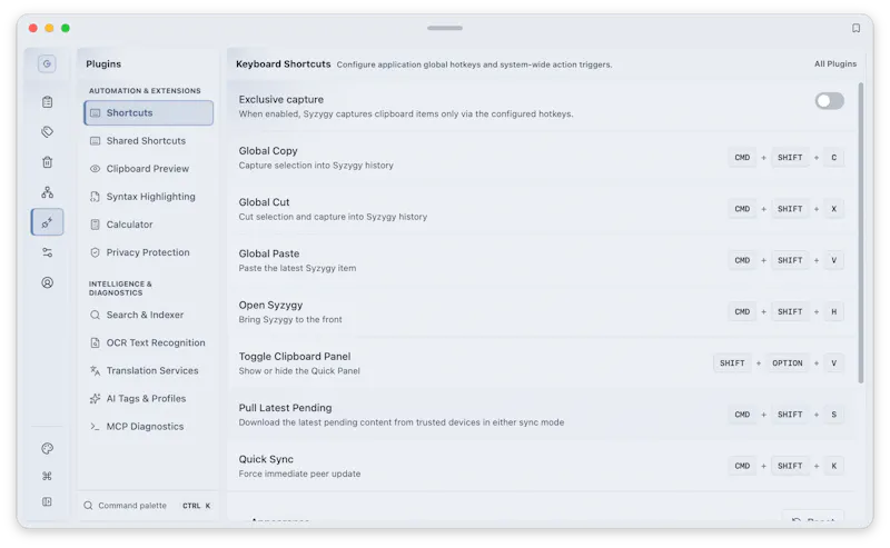  Syzygy - Local-First Clipboard Sync screenshot 7