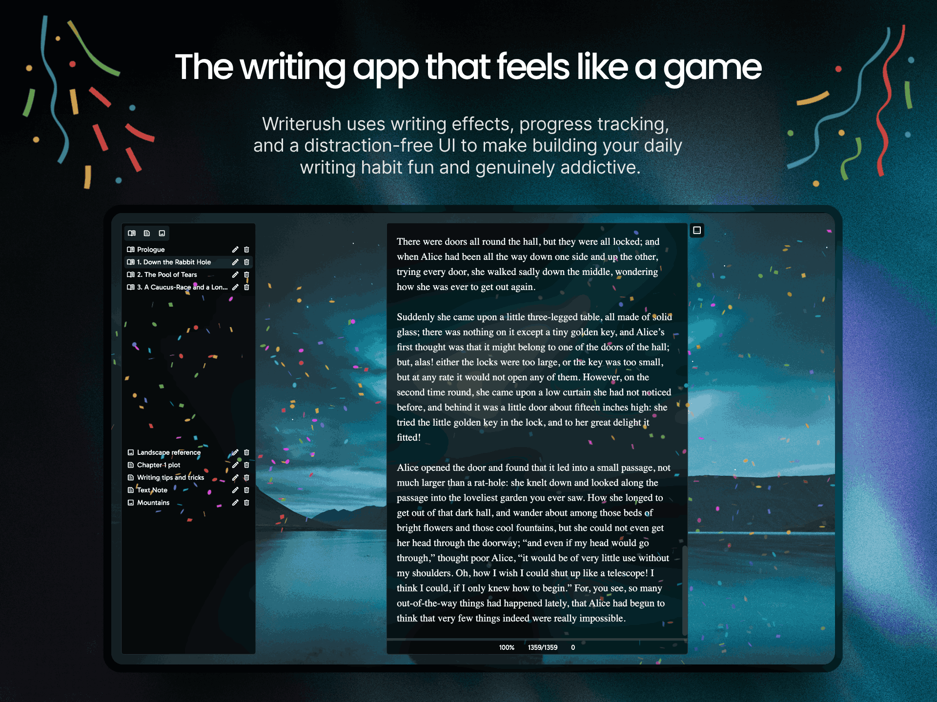 WriteRush 2.0 - The writing app that feels like a game media 2