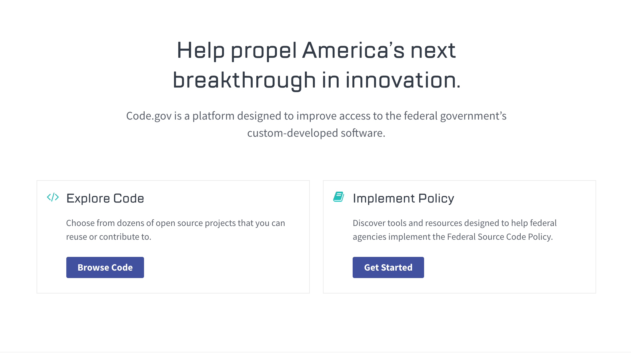 Code.gov gallery image