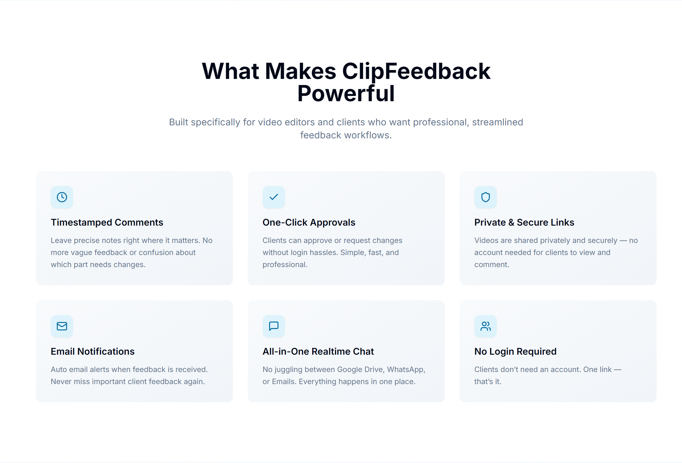Clipfeedback - Упрощение отзывов клиентов для редакторов видео медиа 2