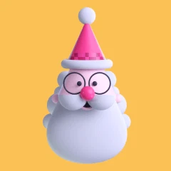 Free Christmas icons in 3D