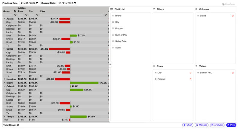 Flexa Tables screenshot 3