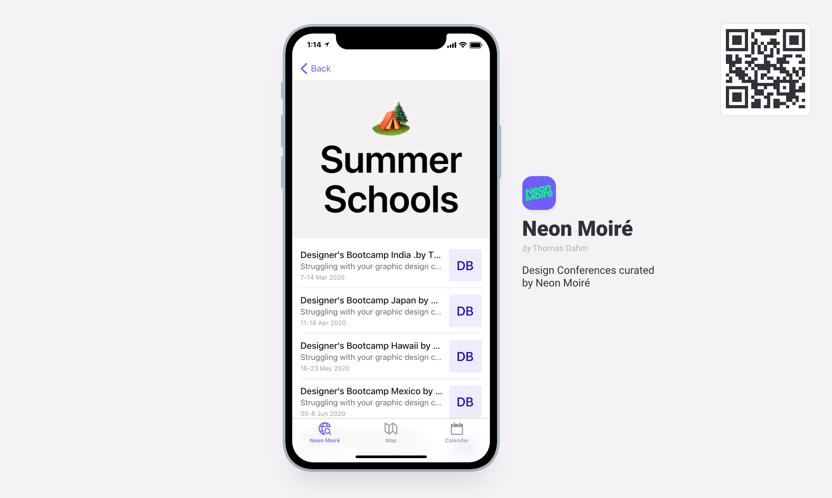 Neon Moiré gallery image