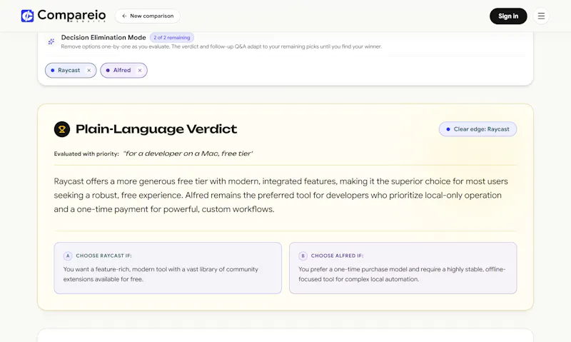 compare⁄io screenshot 4