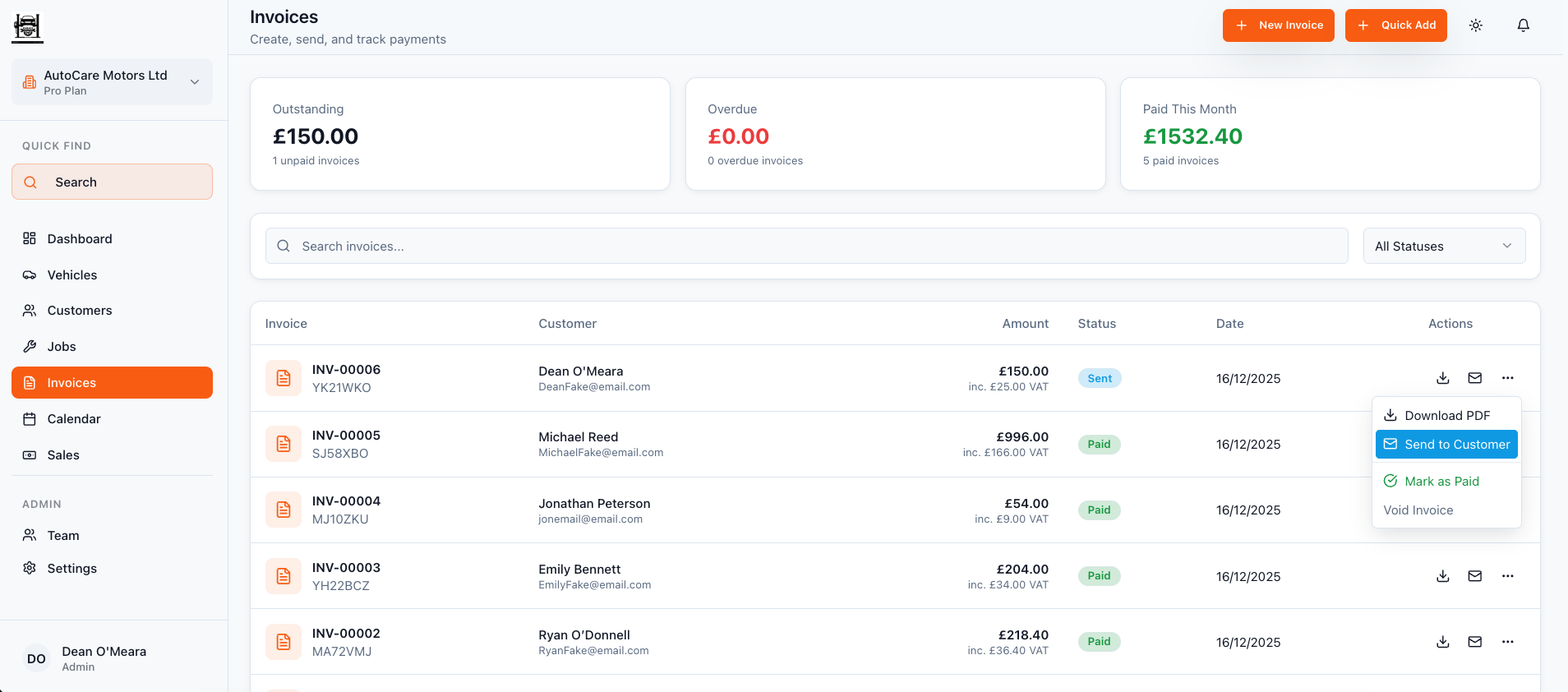MechMate - Screenshot 5 showing product features and functionality