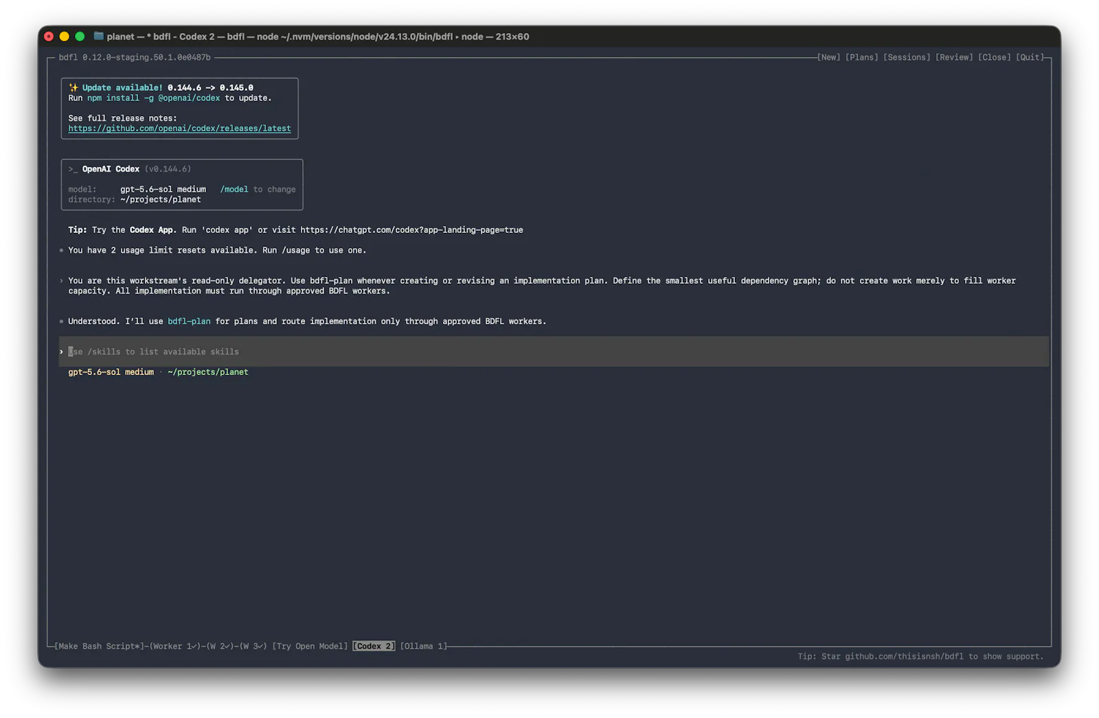 BDFL - Benevolent Delegator for LLMs screenshot 4