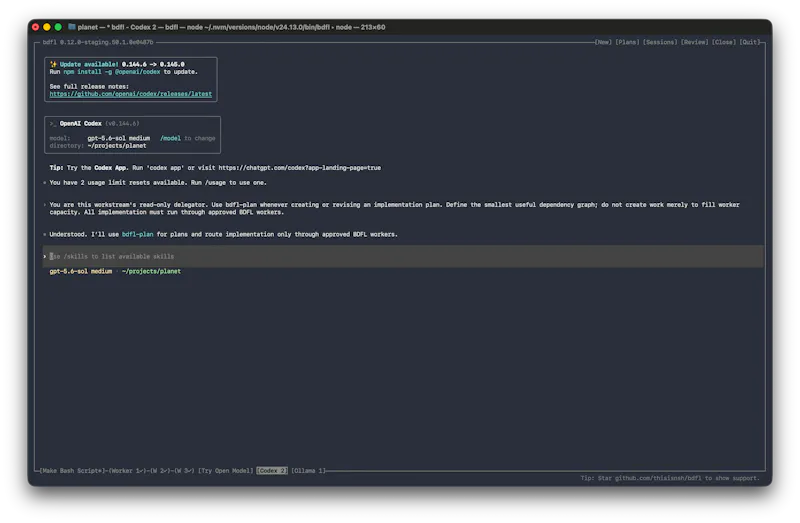BDFL - Benevolent Delegator for LLMs screenshot 4