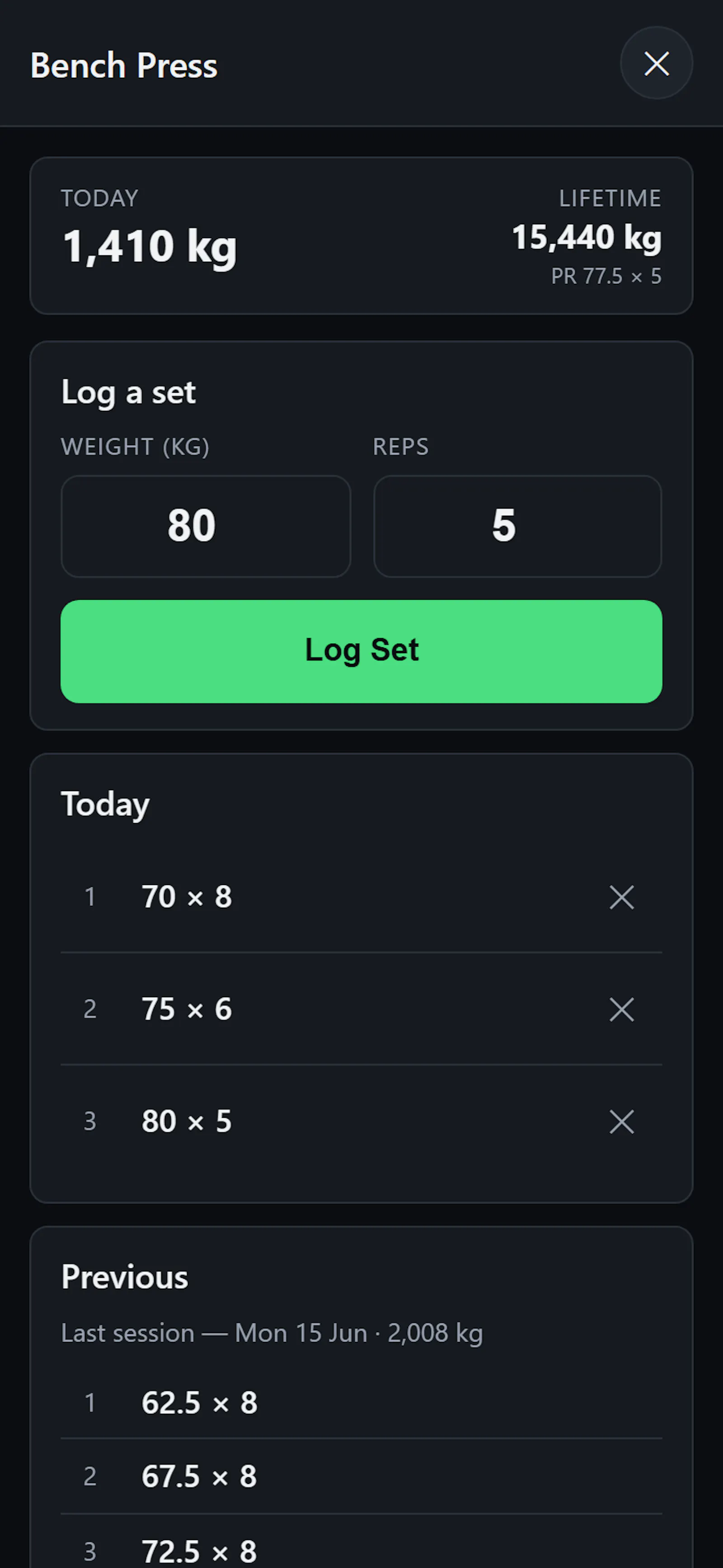 GoalLift screenshot 5