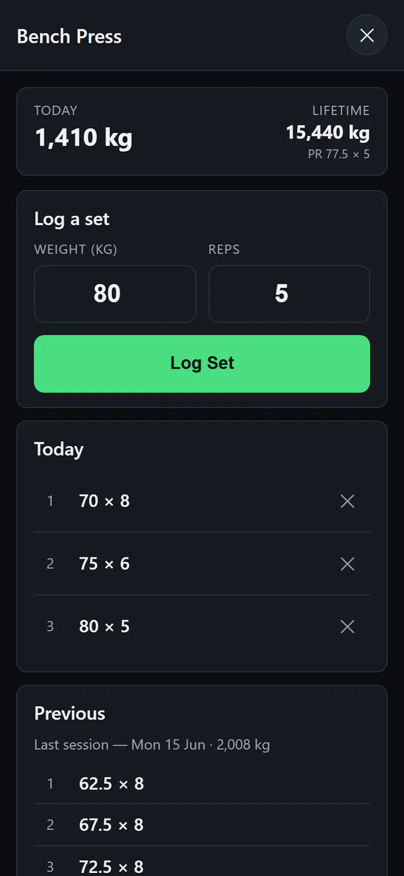 GoalLift screenshot 5
