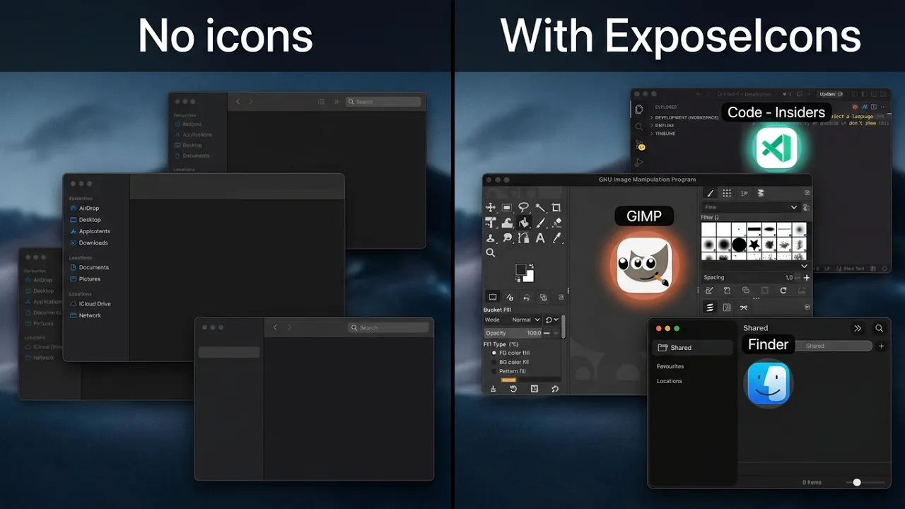 ExposeIcons — Mission Control gallery image