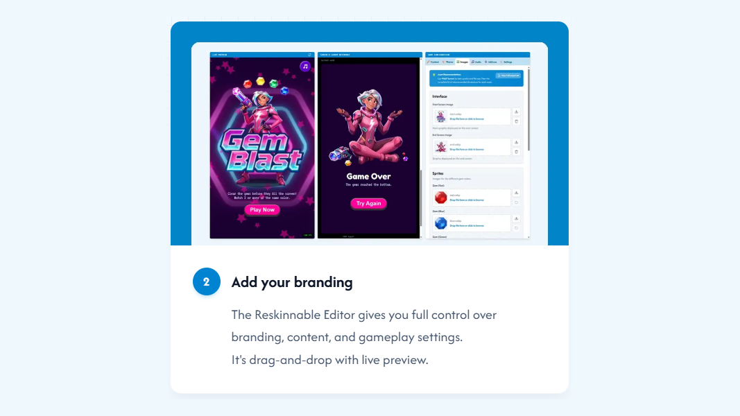 Reskinnable gallery image