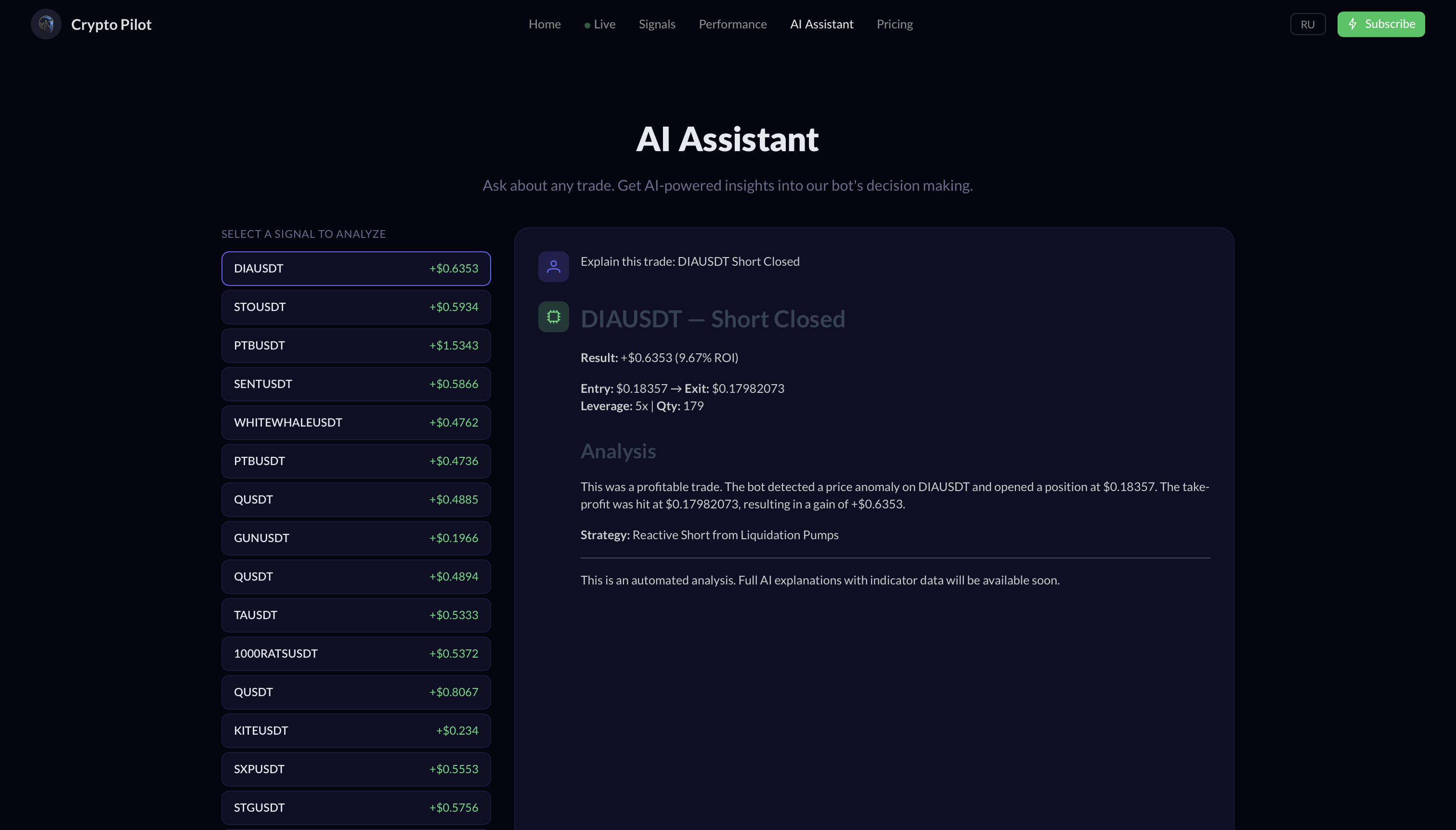 Crypto Pilot gallery image