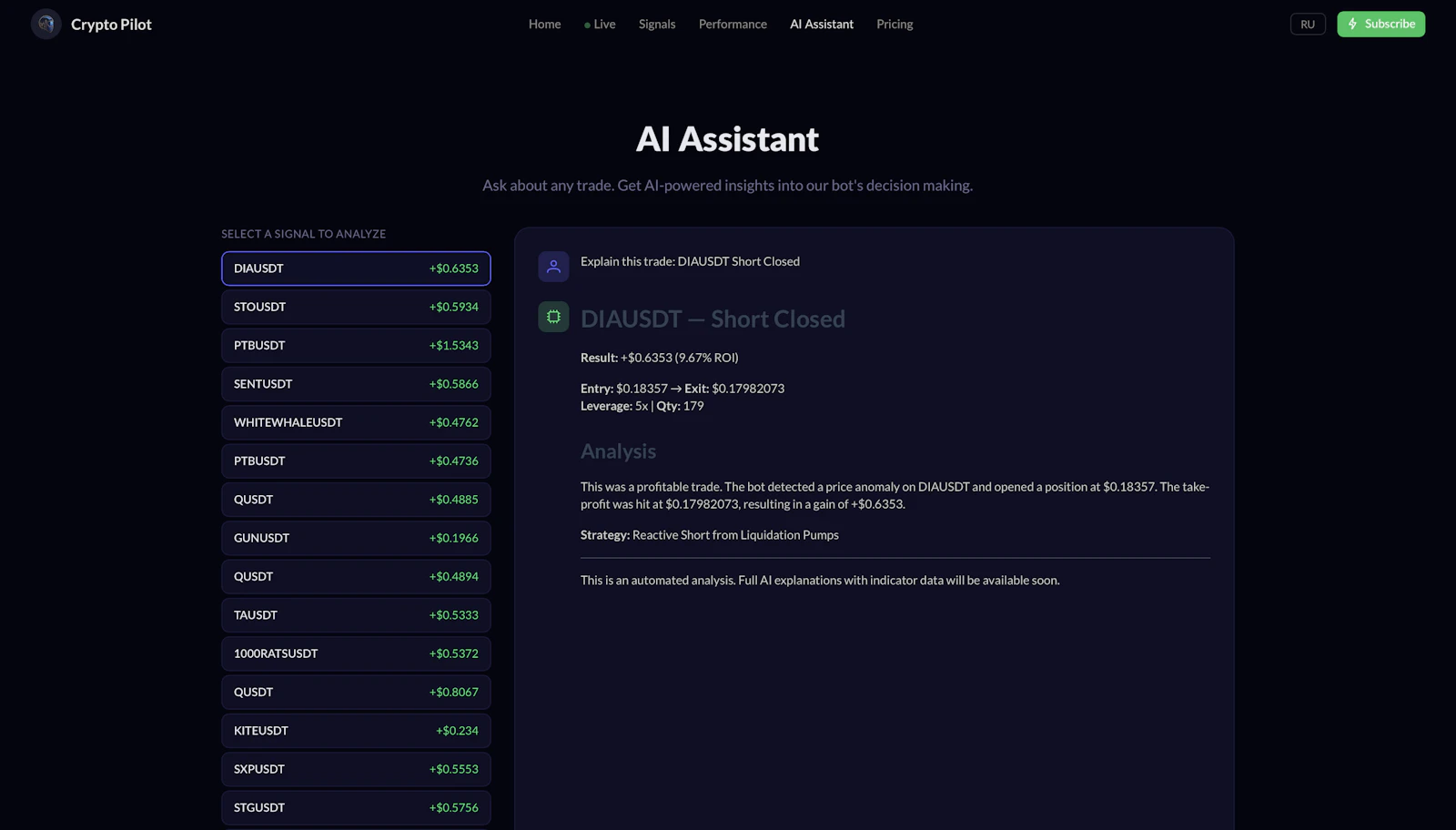 Crypto Pilot screenshot 7