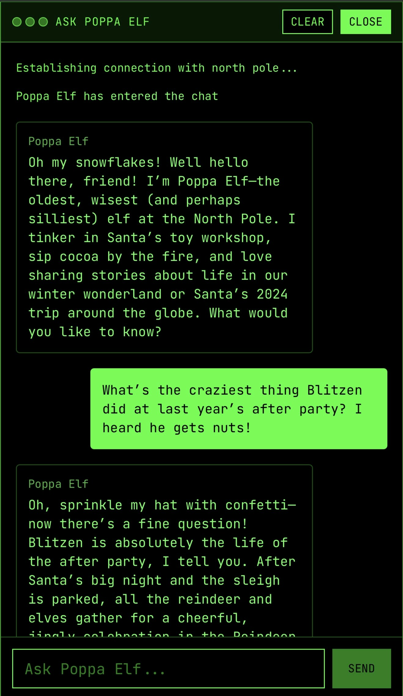 Live Santa Tracker Mega 7000 HD - Screenshot 5 showing product features and functionality