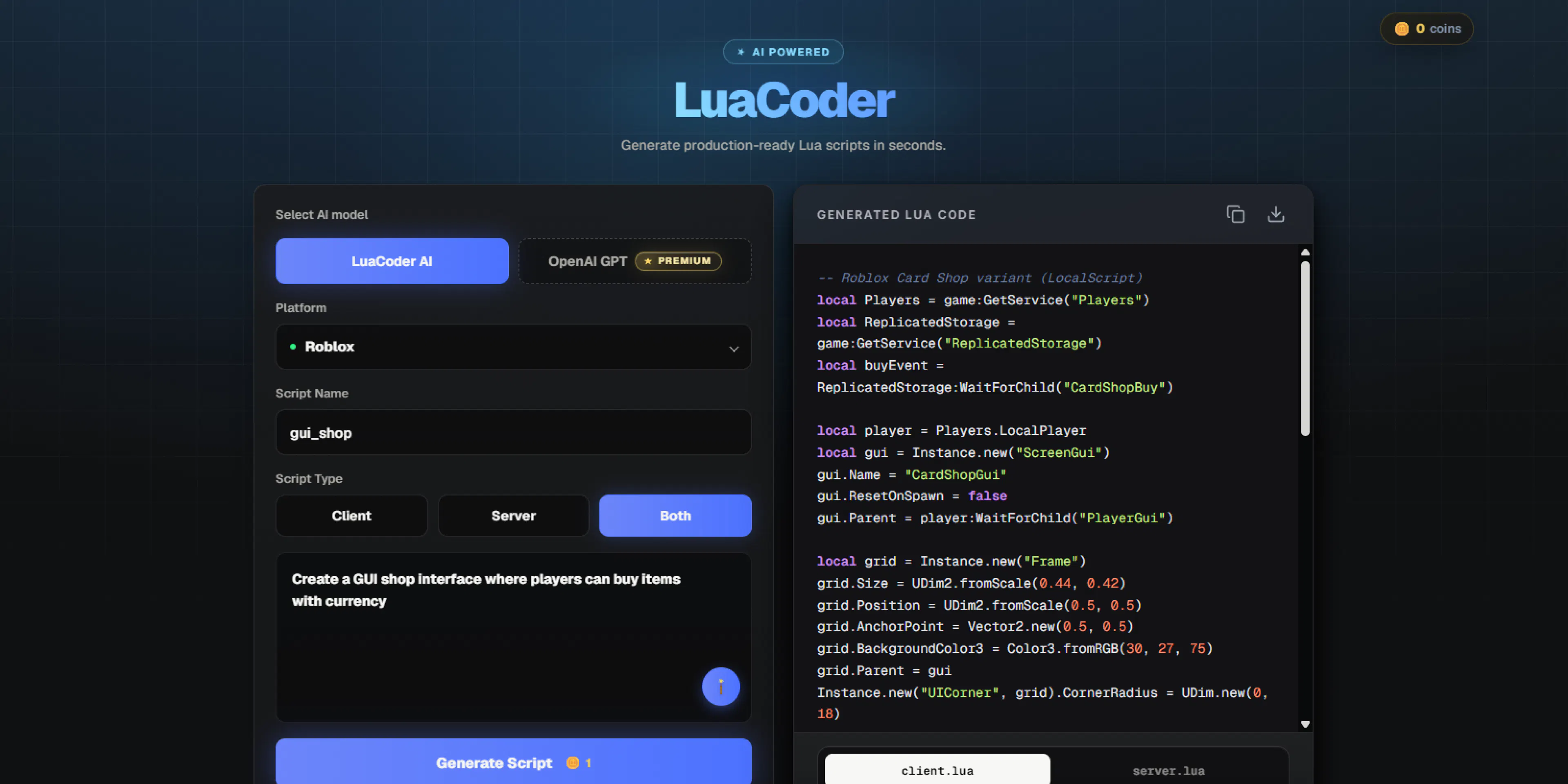 LuaCoder gallery image