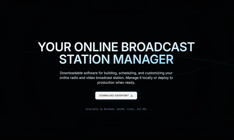 SavePoint Brodcasting Software screenshot 2