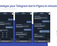 Telegram bot components for Figma / v.1 media 1