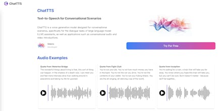 ChatTTS gallery image