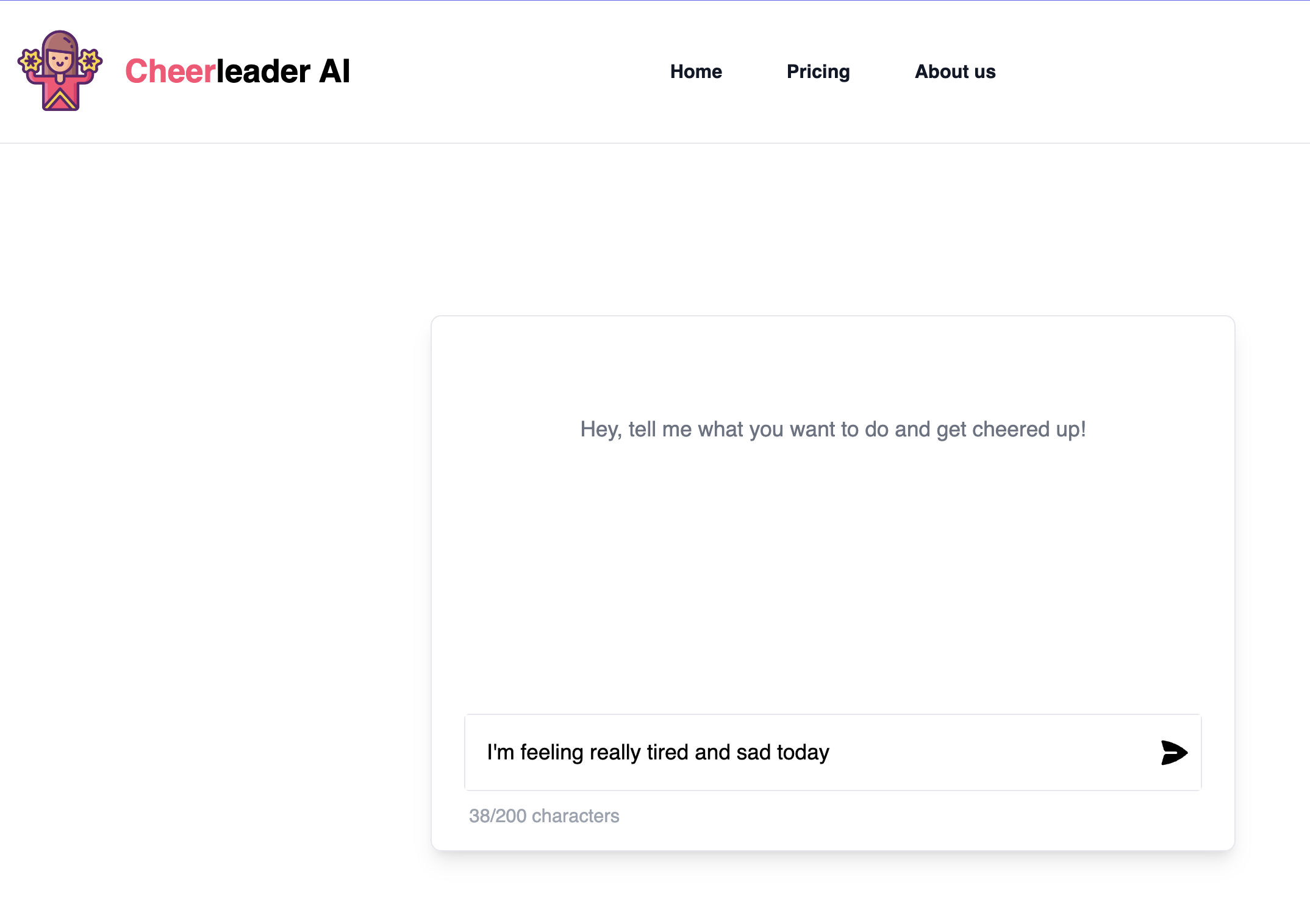 Cheerleader AI gallery image