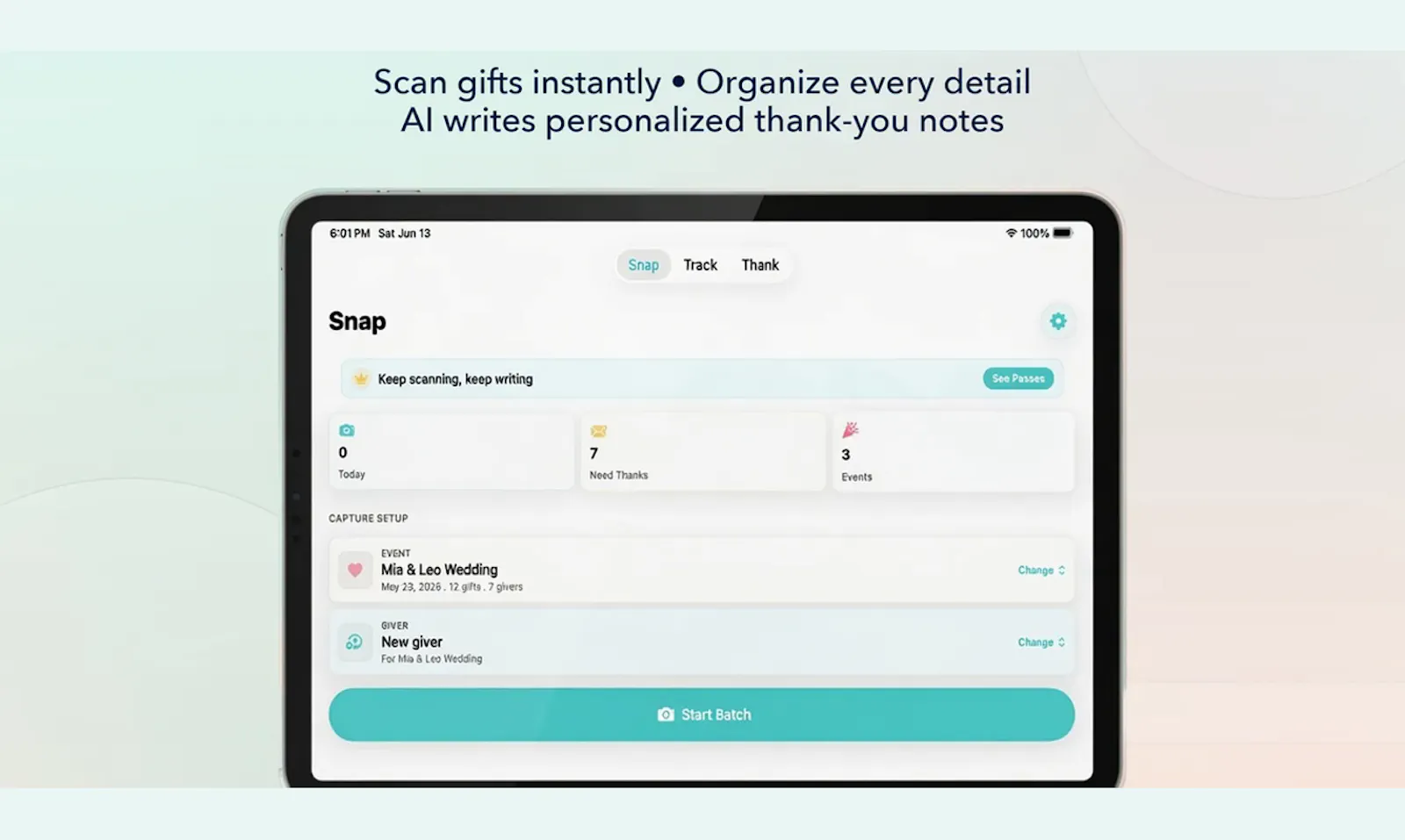 WrapSheet screenshot 1