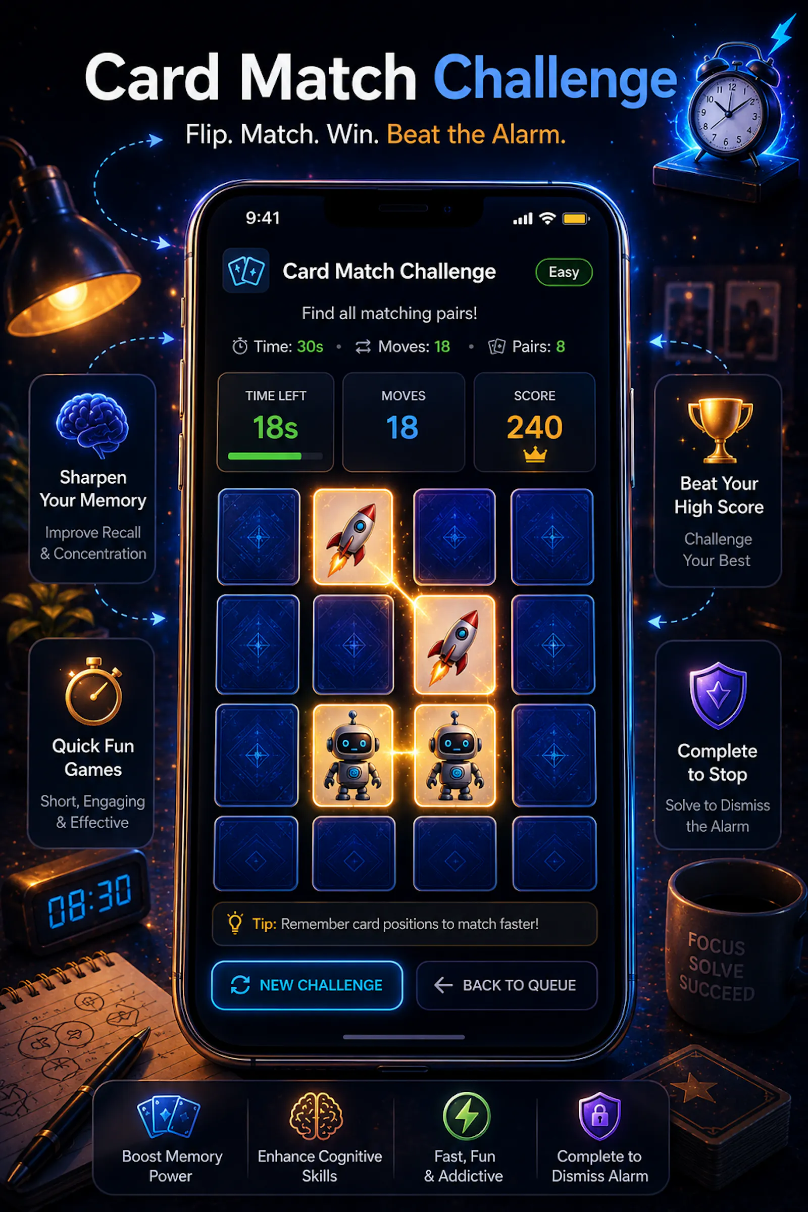 Challenge Alarm: Smart Clock screenshot 7