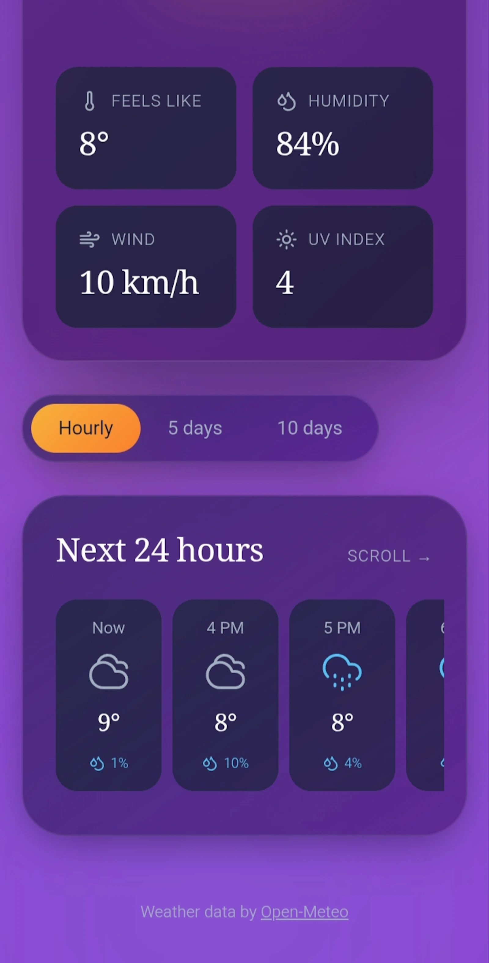 Skyline forecast weather  screenshot 2